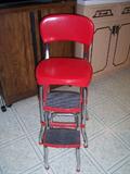 Red Utility Stool