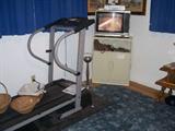 Good Working TV, Painted Cabinet, Treadmill