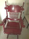 Red Platform Rocker