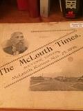 1898 souvenir edition of The McLouth Times, McLouth, Kansas