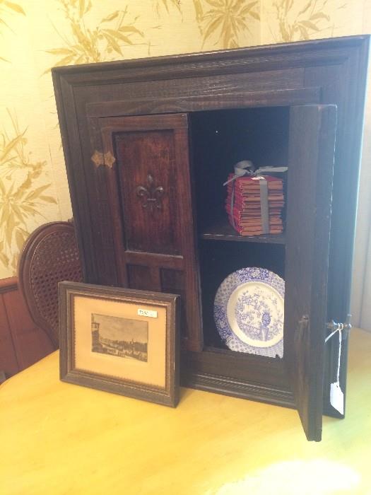 Small antique cabinet
