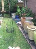 A small portion of the huge collection of yard art