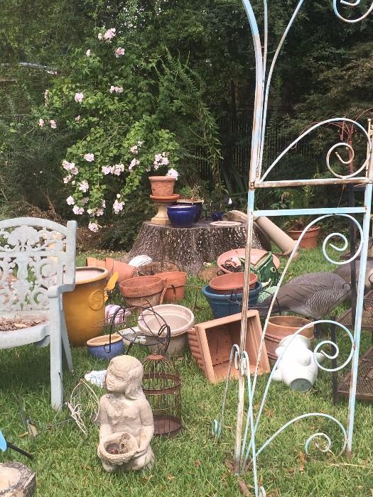 More of the huge collection of yard art