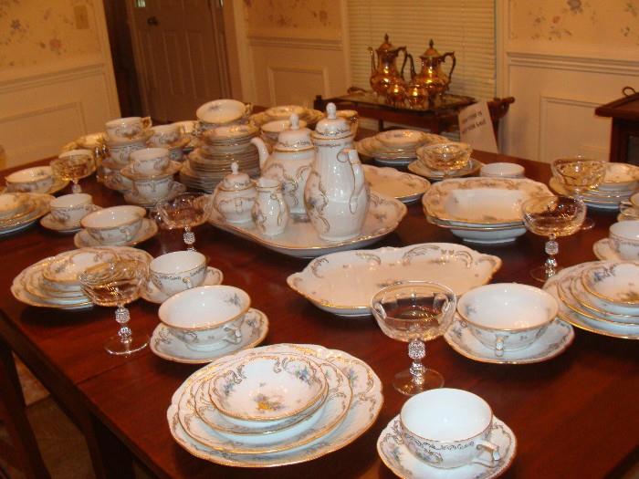 another view of 12 place setting of Rosenthal China - gorgeous as always!