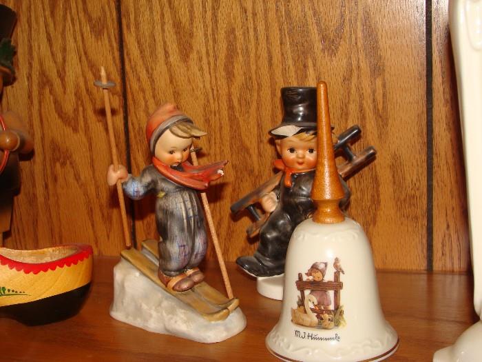 Hummel Figurines one has chip in top hat
