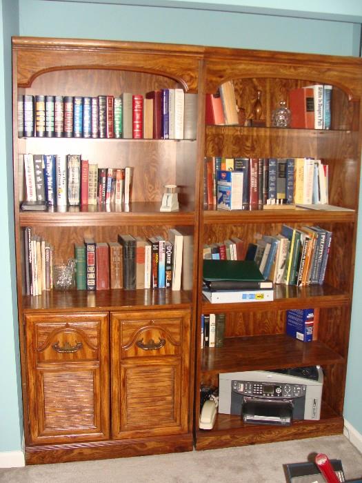 Lovely inset quality Bookcases