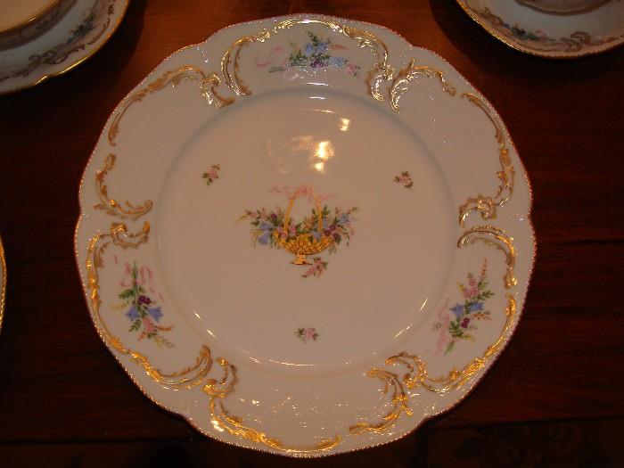 Gorgeous China one of the most beautiful sets I have ever seen!!! Service for 12  Pattern: Rokoko by Rosenthal - Continental [R ROK]
Description: Sanssouci, Yellow Flower Basket, Ribbons