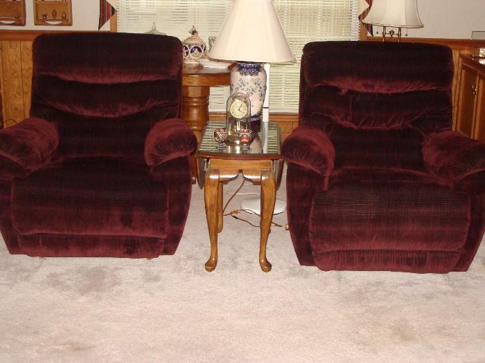 Matching Easy Chairs in beautiful condition!