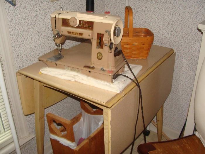 Singer Sewing Machine, Drop Leaf Table and more!