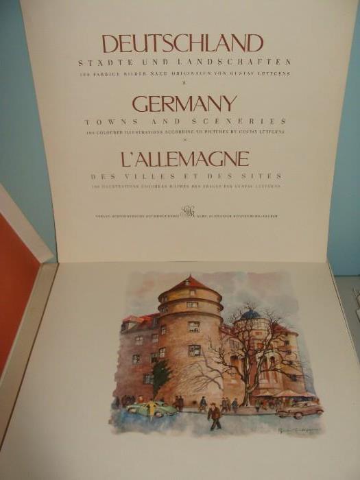 Germany Towns and Sceneries 100 colored illustrations according to pictures by Gustav Luttgens