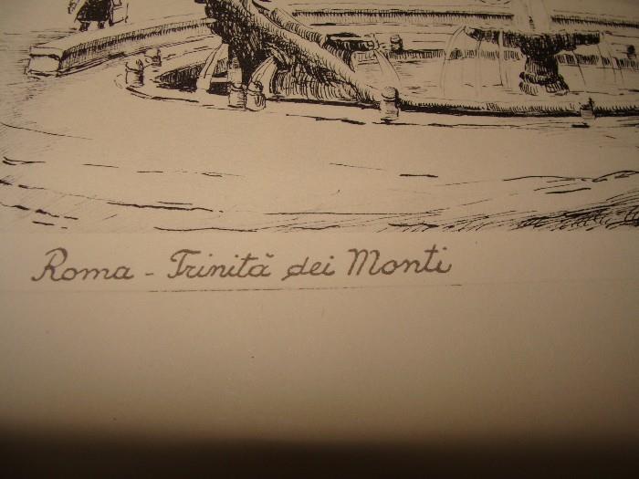 Roma Trinita dei Monti   by Carly 12 x 15 1/2