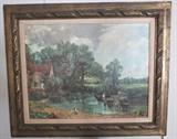 John Constable reproduction of "The Hay Wain"
