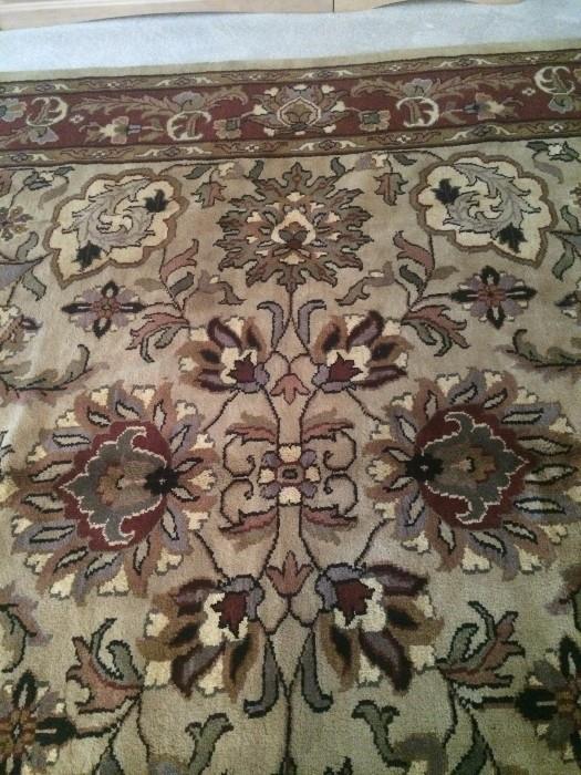 9 x 9 handmade Mahae rug