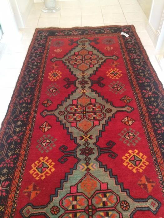 4.4 x 9.5  Russian Kazak rug