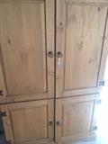 Large pine armoire