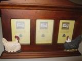 Rooster picture frame