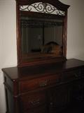 Dresser with mirror