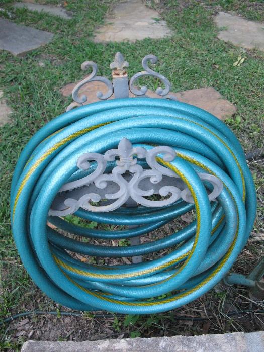 Hose holder and garden hose