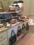 Purses, hats, toiletries, and other nice selections.