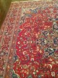 9.9 x 12.3 antique Persian Kashan rug