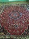 9.4 x 12.9 antique Persian rug