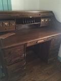 Large roll top desk