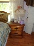 night stand &  girly lamp