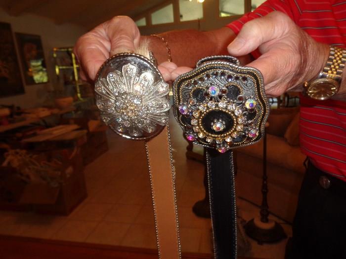 love these blingy belt buckles ... tells you what kind of sale this will be