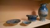 Artist created pottery pieces