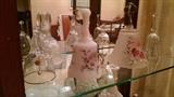 Crystal, hand-painted, custard glass Fenton and other bells