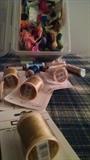 Embroidery floss and Metallic yarns for crafting 