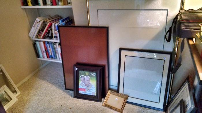 Empty frames of various sizes
