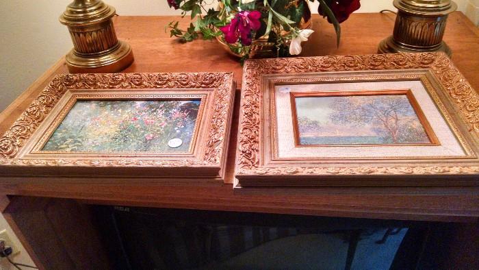 Paintings and prints in fabulous frames