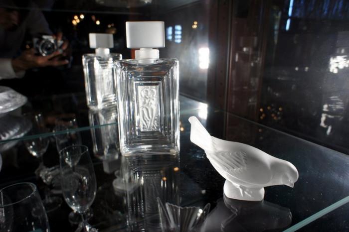 Lalique Sparrow & Lalique Perfume Bottle