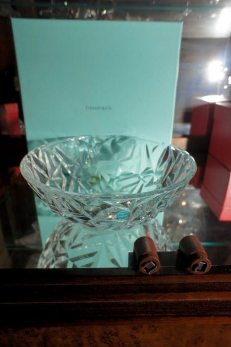 Tiffany & Co. Crystal Bowl with Box