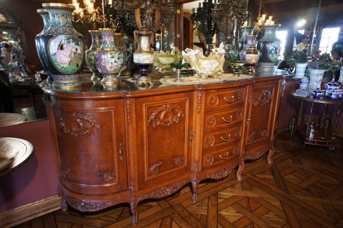 Large Italian Carved Wood Buffet