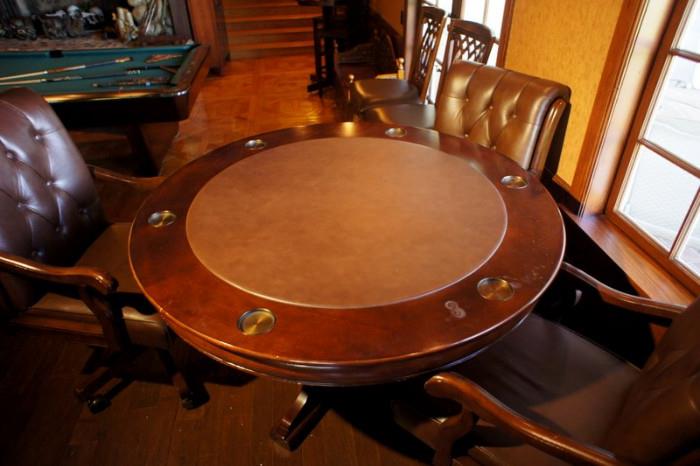 Poker Table with 4 Chairs
