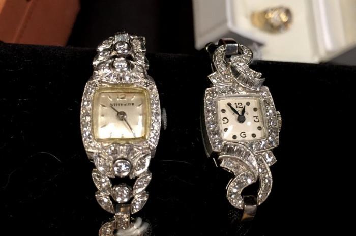 Platinum & Diamond Art Deco Watches