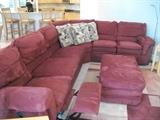 LA-Z-BOY SECTIONAL WITH QUEEN SLEEPER & 2 RECLINING ENDS