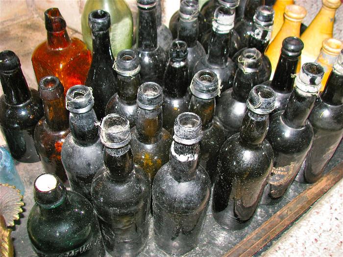 Large Selection of Antique Bottles
