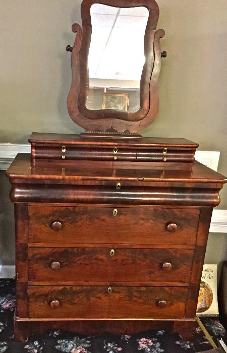 C. 1845 Chest and Mirror