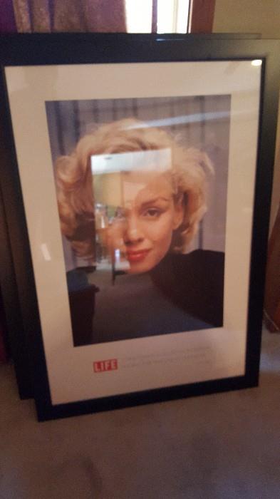 one of two Marilyn Monroe prints, and there are two signed Marilyn pieces