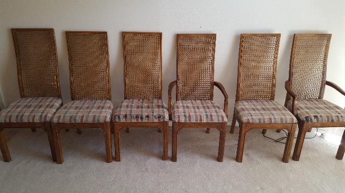 set of 6 thomasville chairs