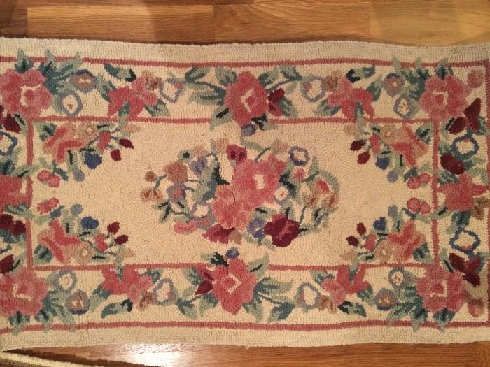 Another hooked throw rug