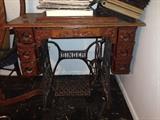 Beautiful old Singer treadle sewing machine