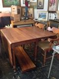 Very nice cherry drop leaf table with an insertible leaf as well.