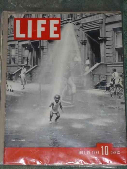 Two copies of LIFE, July 19, 1937  (collectors copy)