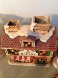 Vintage Lefton Ceramic lighted bakery house