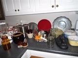 Crocks, Trays, Corning Ware, pyrex, etc.
