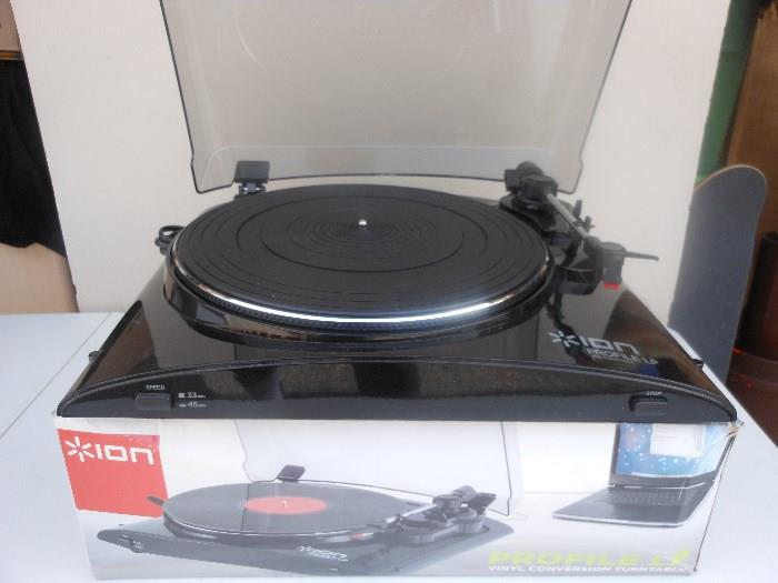 turntable, vinyl conversion Ion, profile LP